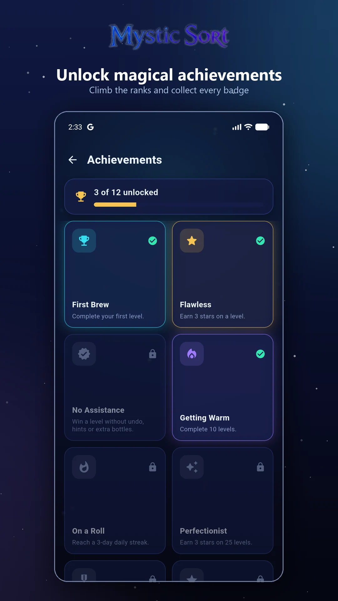 Mystic Sort: Water Sort Puzzle screenshot